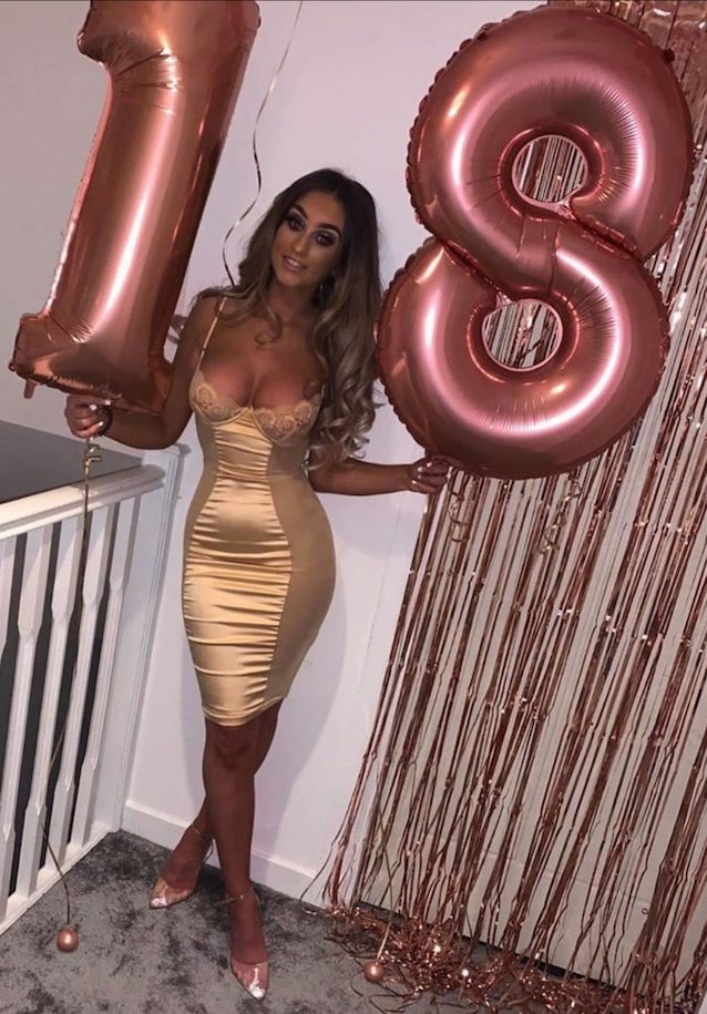 chav, instagram, thirsttrap, birthday balloons, lingerie dress