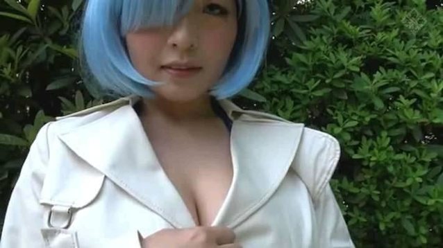 cosplay, outdoor, exhibitionism, japanese