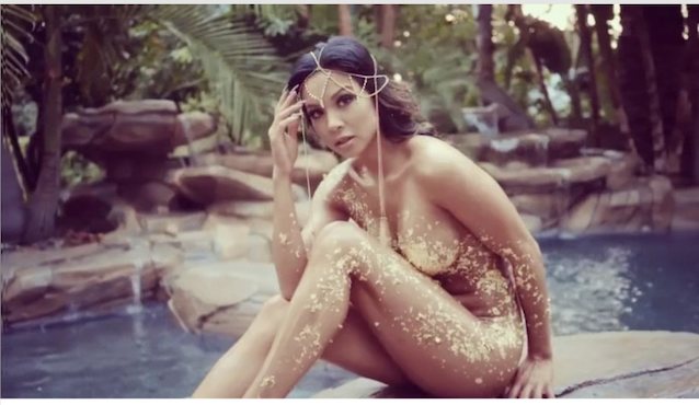 gold glitter  solo, pool, jungle, head chain