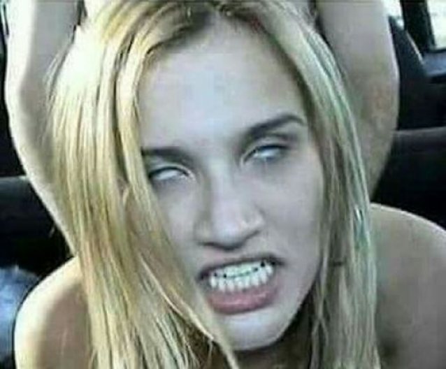 bus blond milf