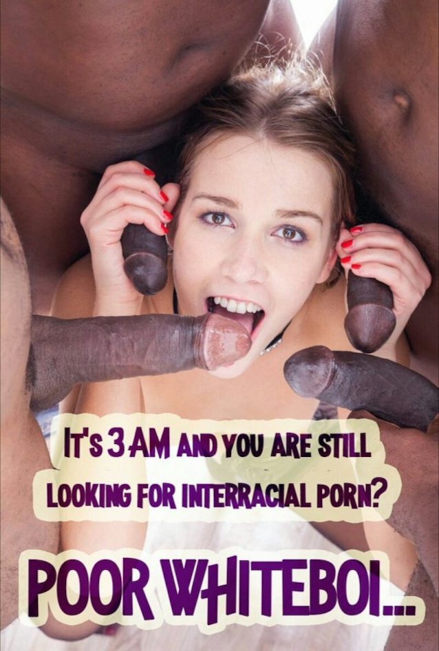 brunette white girl interracial