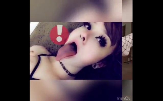 ahegao, tongue, babe, piercing