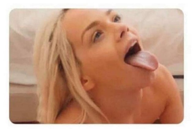 blonde, tongue, cum