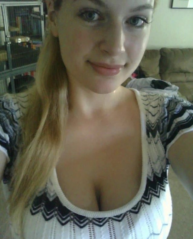 busty, blonde, big tits, cute, clothed