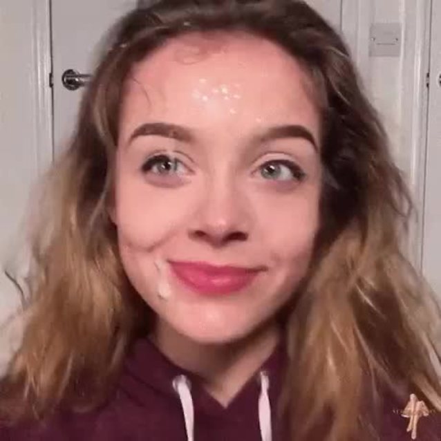 cum, teen, facial