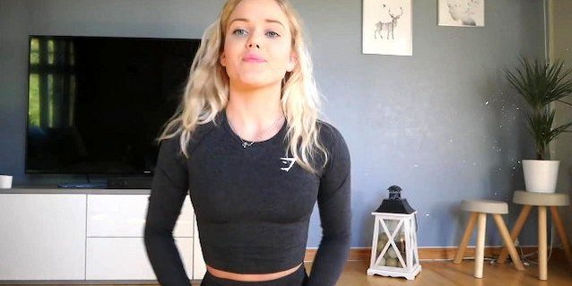 blonde cute fitness