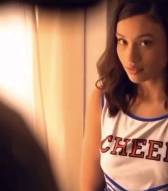 cheerleader jerking teen