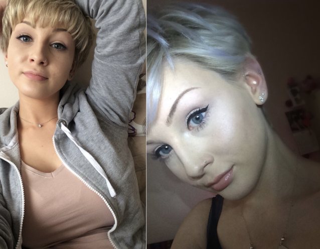 camgirl blonde face