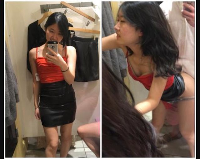 asian changing room sex