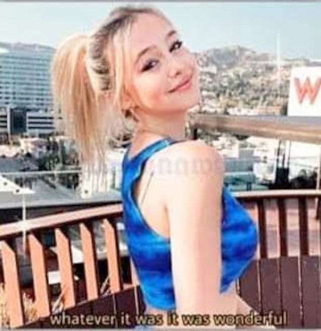 blonde cute teen