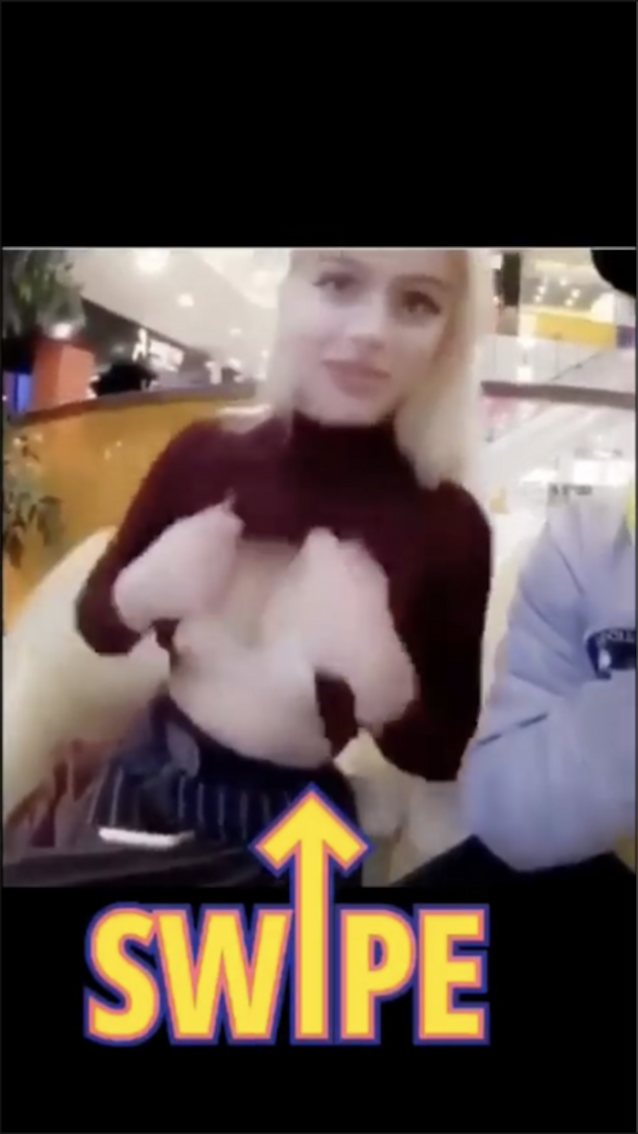 porn ad, public, cam girl