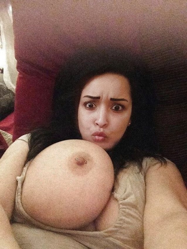 big tits, arab, busty, black hair, flashing