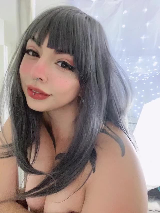 grey hair, tattoo, ahegao, big tits, pov