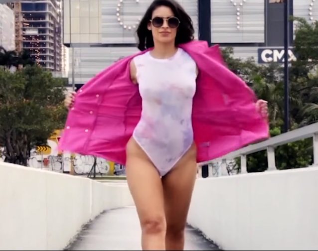 stripping leotard public