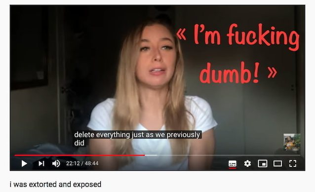 youtuber, exposed, blonde, drama