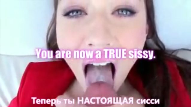 cum in mouth, red jacket, cumshot, brunette, blue eyes