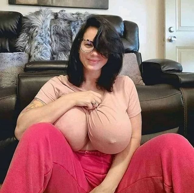 big tits, glasses, tattoos