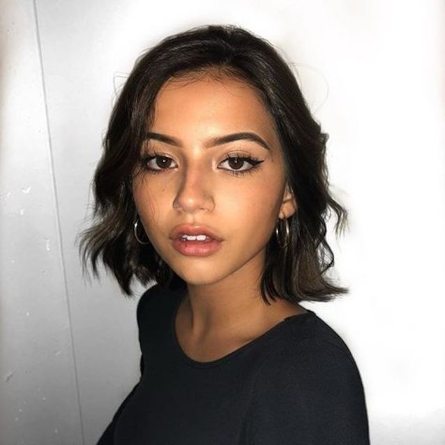 short hair, latina, brunette, teen