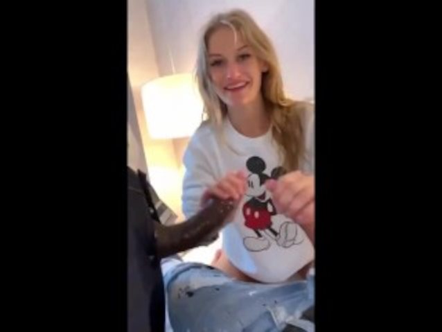 blonde threesome cuckold