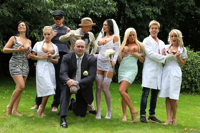 bride, nurse, big tits, playboy, kink