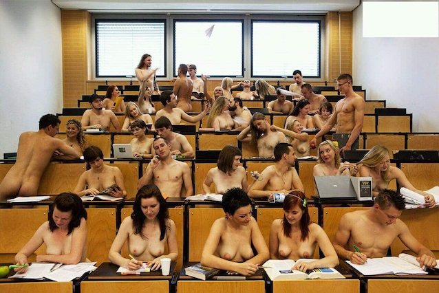 study, class, nudity