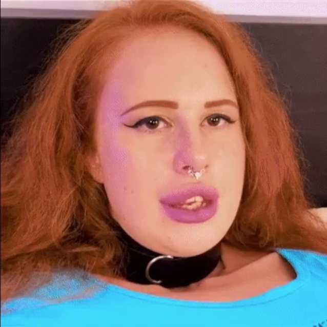 redhead, bbw, piecings, choker