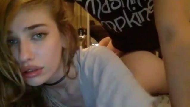 cam, fucked, behind, redhead, blowjob