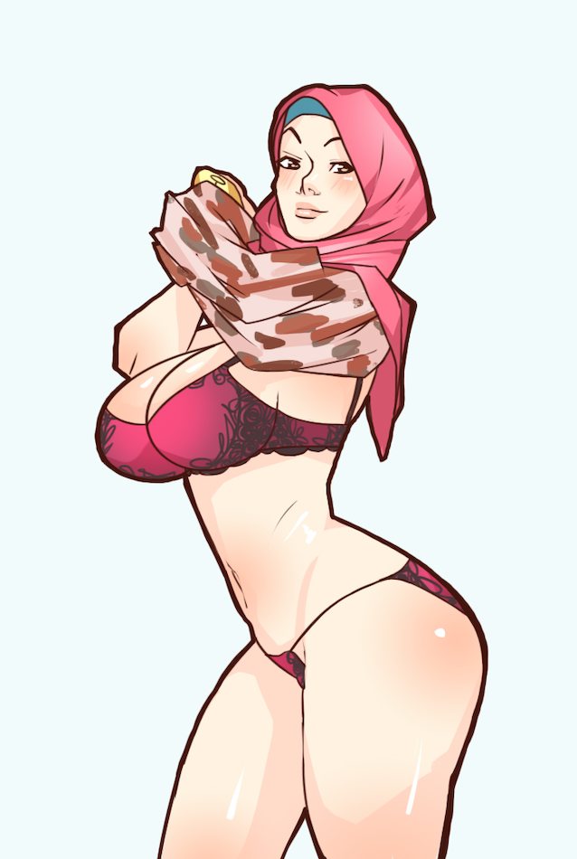 cartoon, comics, hijab, userpoint, fit