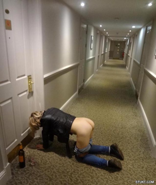 hallway exhibitionism hotel