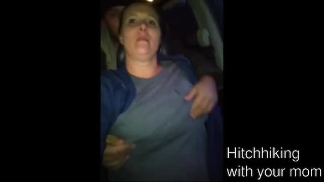 big boobs, grope, slut, milf, car