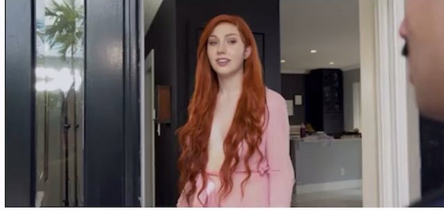 porn ad teen red head