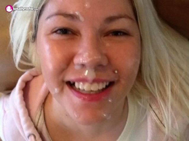 cumshot, blond, facial