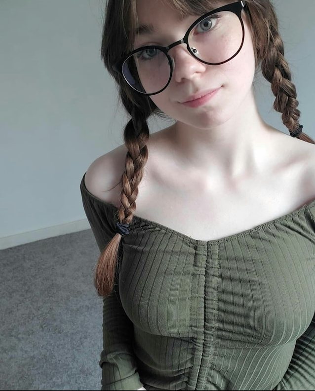 glasses, hot, female