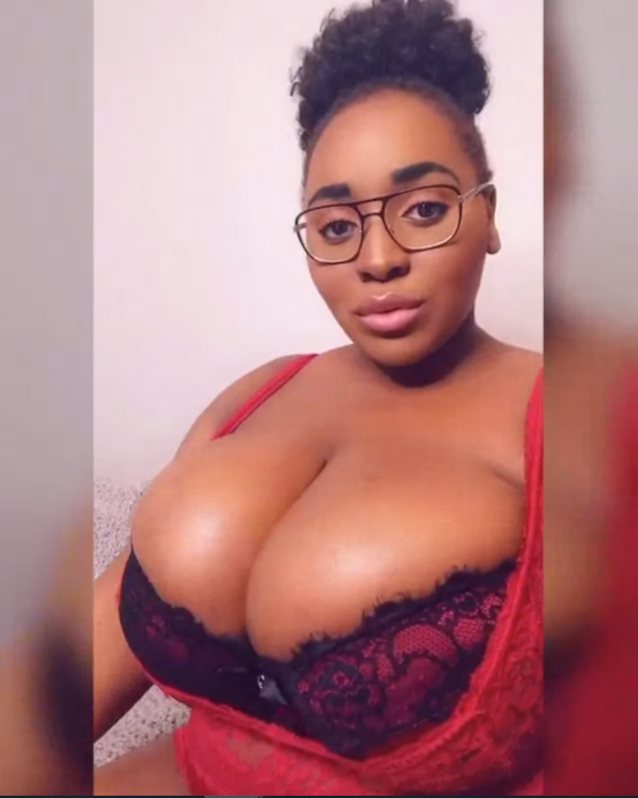 ebony big boobs glasses