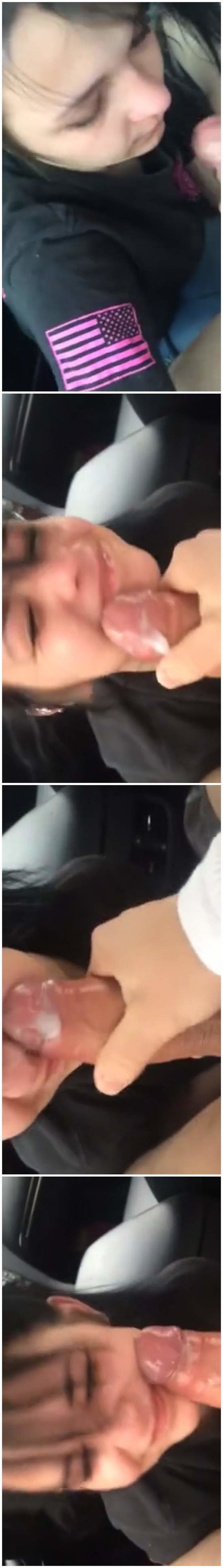 blowjob, car, teen, handjob, cumslut