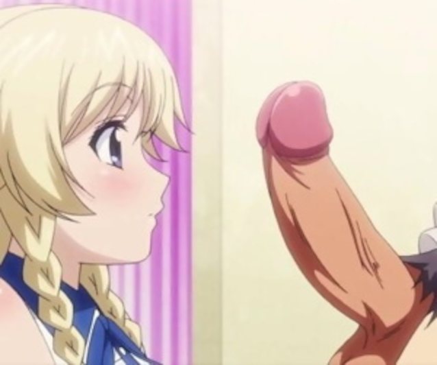 cock, blonde, hentai