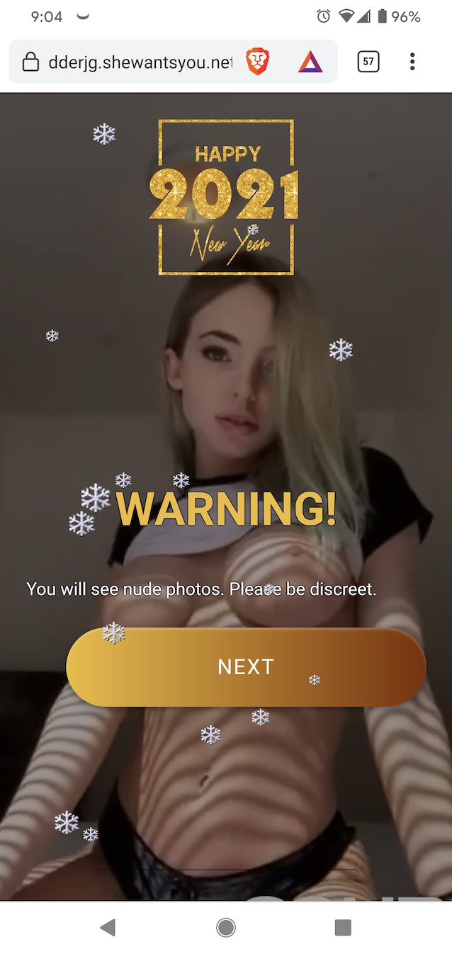 white girl mobile ad tits