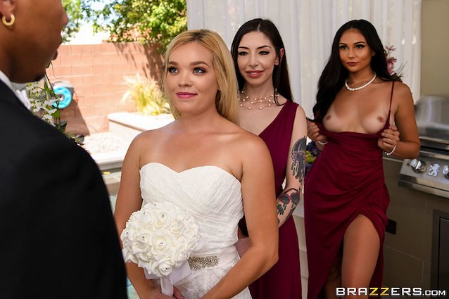 brazzers, bridesmaid, side girl