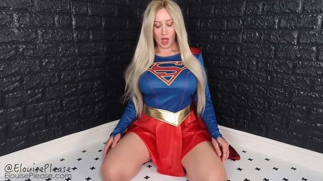 big tits, cosplay, blonde, supergirl