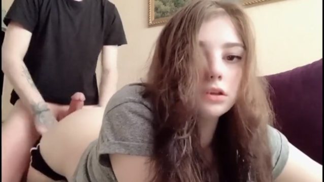 camgirl, amateur, pale, couch, fuck