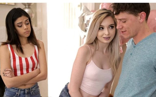 stepsister slim blonde