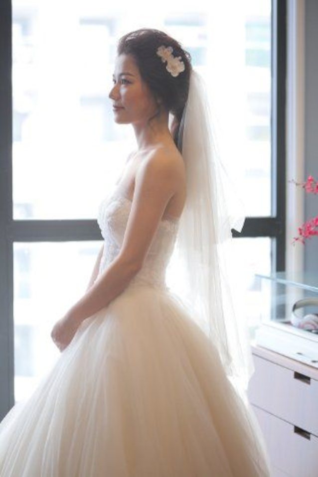 asian, wedding, dress, cute