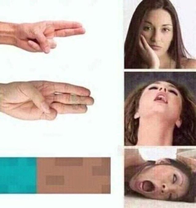 meme, ahegao, ahegao fingers