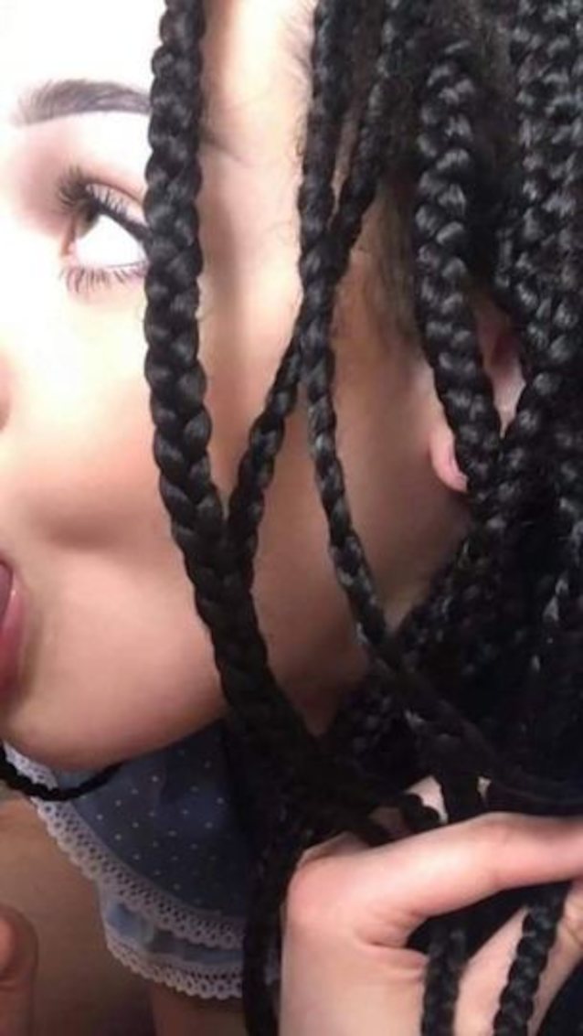 blowjob, braid, straight, ass, boobs