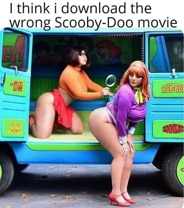 big ass, big tits, scoobydoo