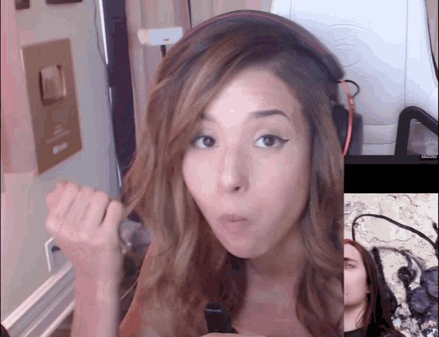 This post is about pokimane, blowjob and hot. 
