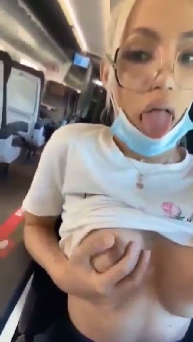 blonde trans small tits