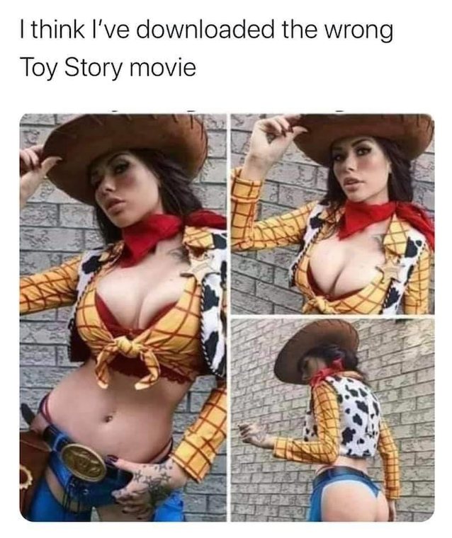 brunette, costume, cosplay, toy story, woody