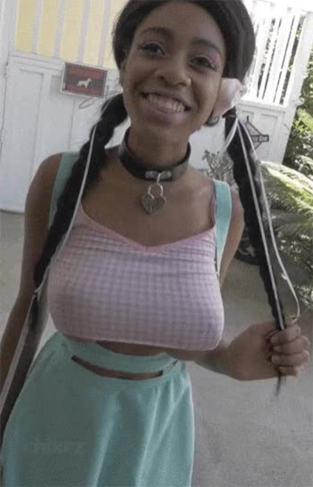 big tits ebony teen