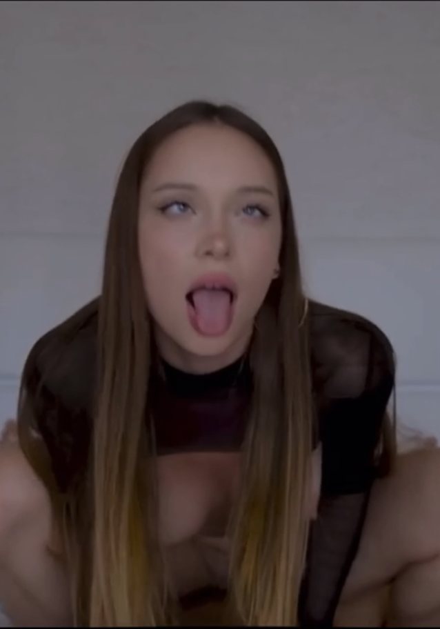 brunette riding nice tits